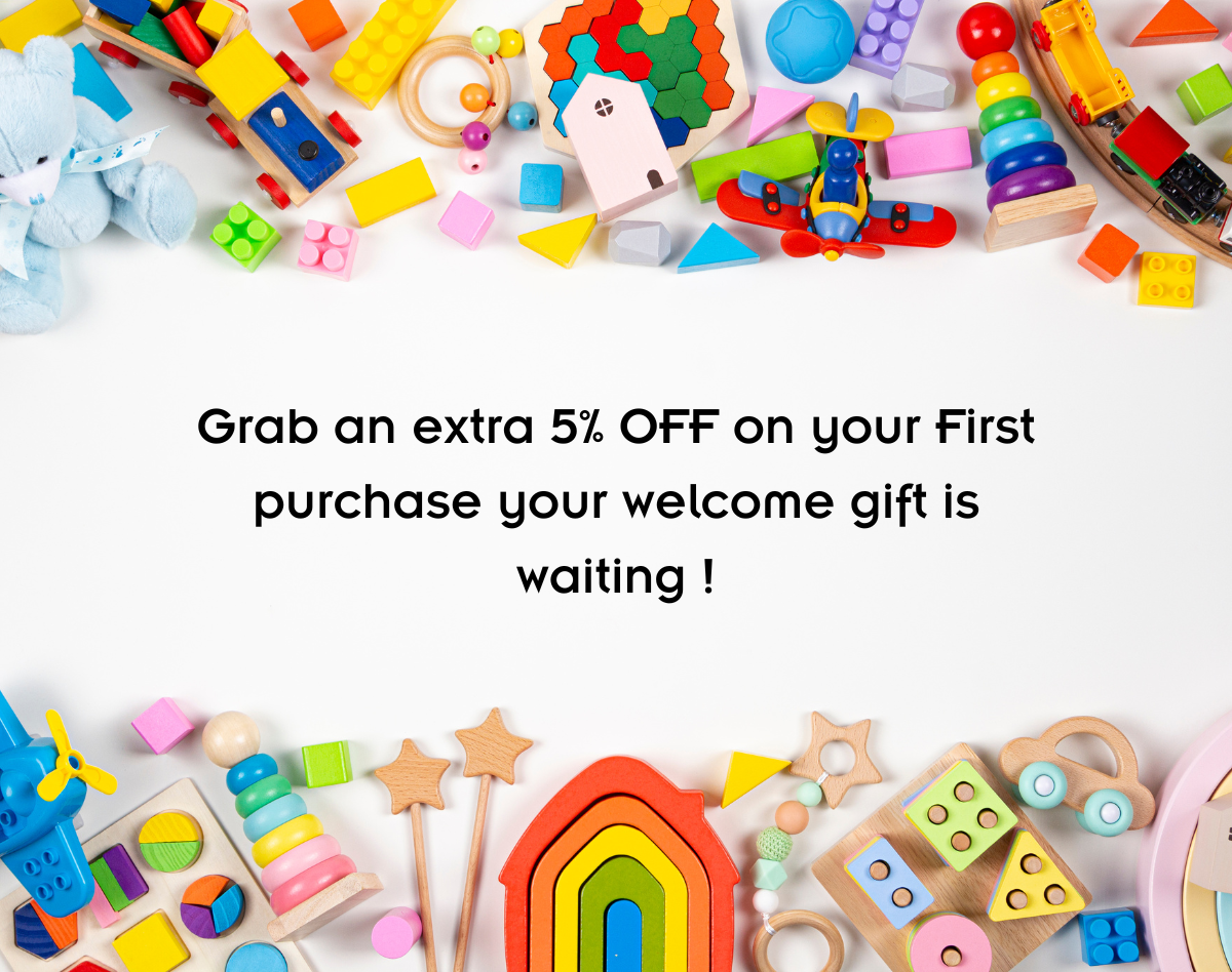 Grab an extra 5% OFF on your First purchase your welcome gift is waiting !
